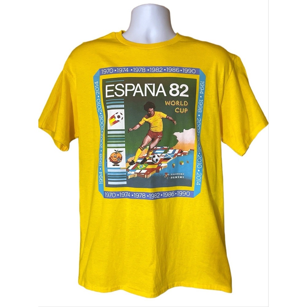 NWT!! FIFA World Cup Spain 1982 Qatar Official Licensed Product Men's L T Shirt